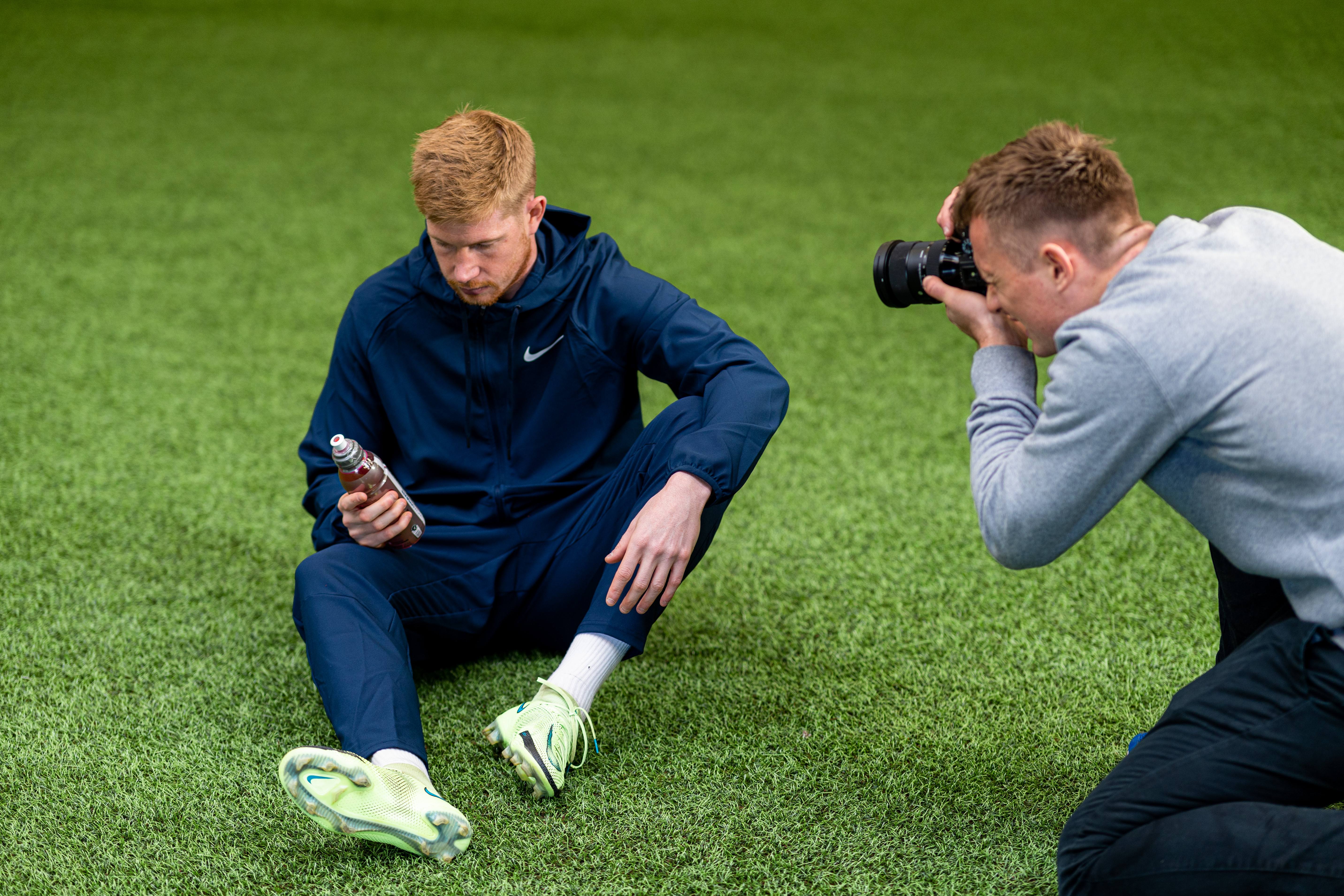 Outdoor sports photography and video production - Newcastle professional videographer at work